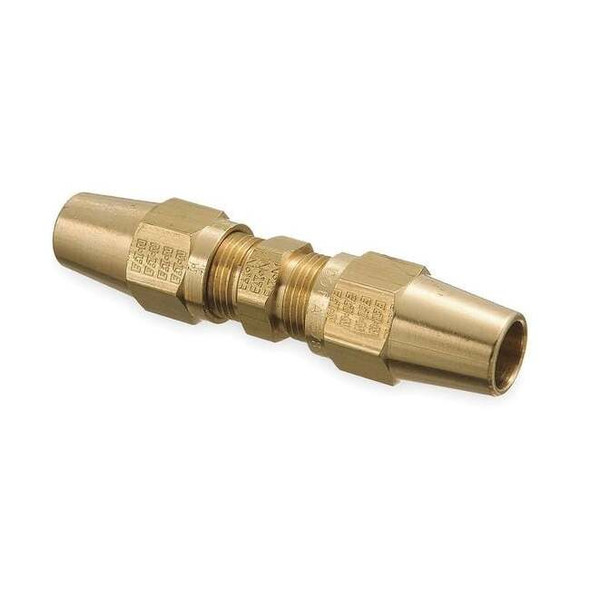 Weatherhead Strt, Brass, Comp. 3/8 in, Comp. 1/2 in 1362X6