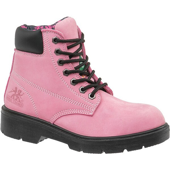 Moxie Trades 6-Inch Work Boot,D,8,Pink,PR 50162 Moxie Trades 6-Inch Work Boot,D,8,Pink,PR 50162