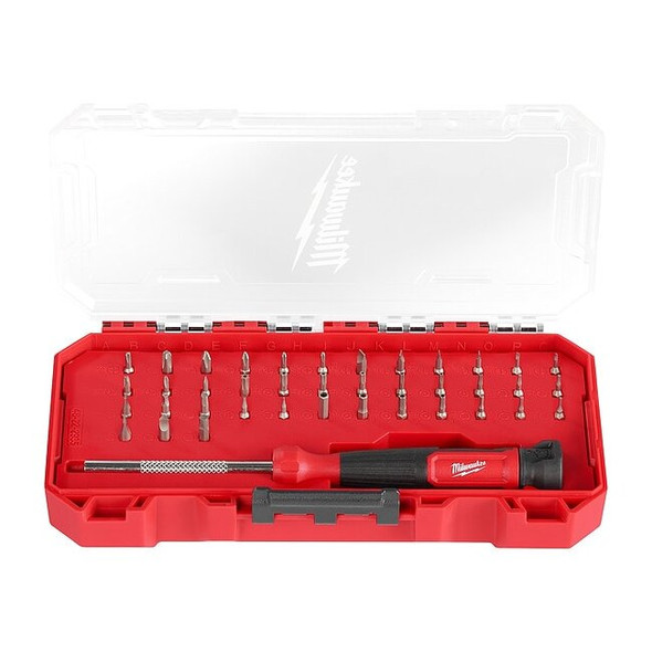 Milwaukee Tool Multi-Bit Screwdriver,7 1/2 in L 48-22-2935