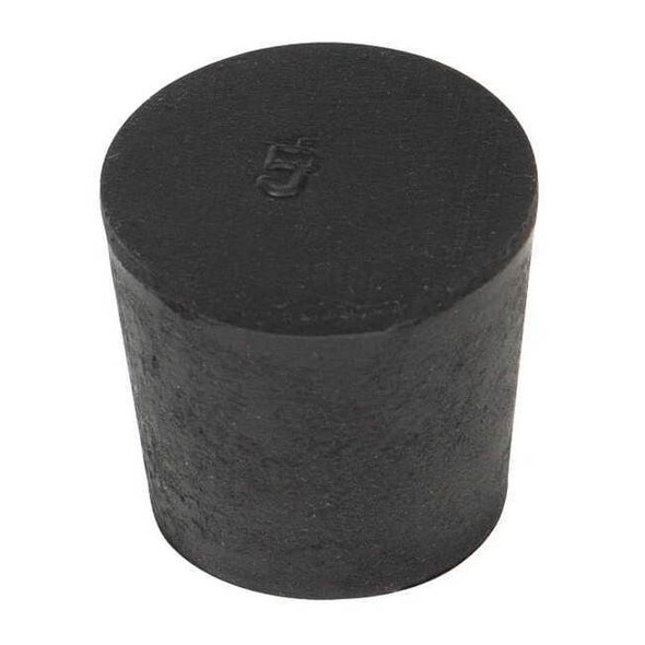 Manufacturer Varies Stopper, 25mm, Rubber, Black,PK26 5.5-004