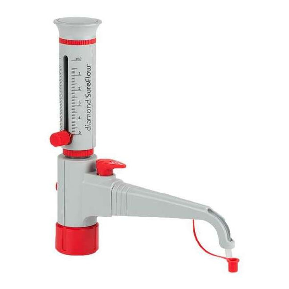 Globe Scientific Bot Top Dspnsr,5 mL,Min 0.5 mL-Max 5 mL GBTD-R-05