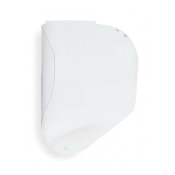 Faceshield Visor, Bionic, Clear, Uncoated, Polycarbonate, 9 1/2 in Visor Height