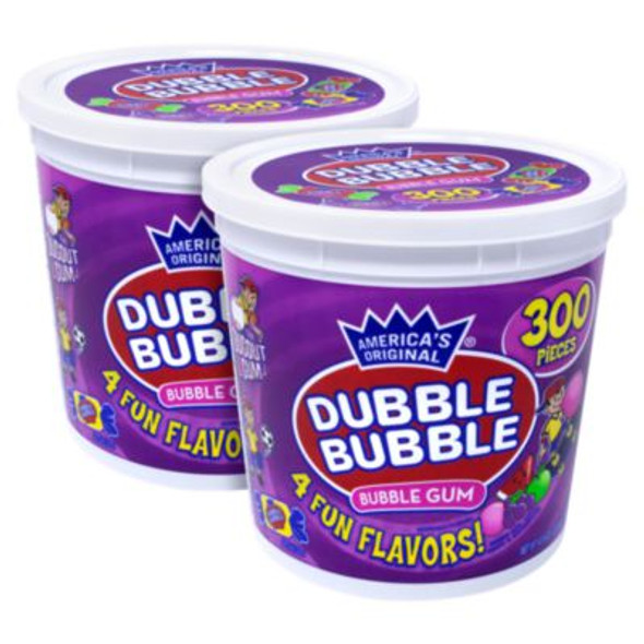 Dubble Bubble FOOD,DUB BUBBLE,600CT 810128792028