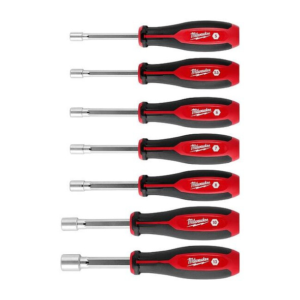 Milwaukee Tool Nut Driver Set,PP Handle,7 pcs 48-22-2448