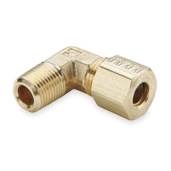 Parker 5/8" Compression x 3/8" MNPT Brass 90 Degree Elbow 10PK 169C-10-6