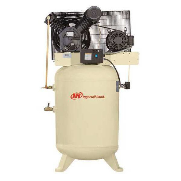 Ingersoll-Rand Electric Air Compressor, 10 hp, 2 Stage 2545K10-V-230/3