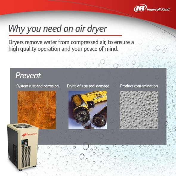 Ingersoll-Rand Compresed Air Dryer,32 CFM,10 HP,6 Class D54IN Ingersoll-Rand Compresed Air Dryer,32 CFM,10 HP,6 Class D54IN