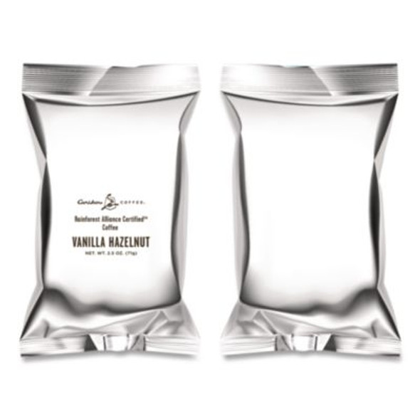 Caribou Coffee® Vanilla Hazelnut Fractional Pack, 2.5 oz, 18/Carton 042765