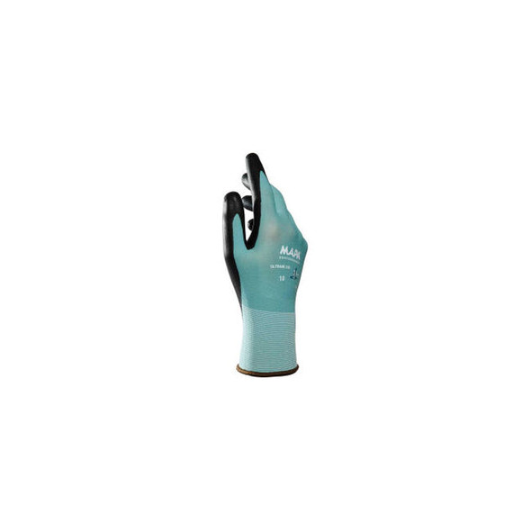 MAPA Ultrane 510 Polymer Coated Gloves Knit Wrist Liner Green 1 Pair Size 7 3451