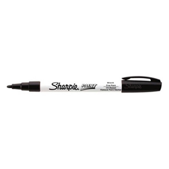 Sharpie® Paint Marking Pen, Fine, Black, 1/Each