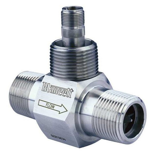 Blancett Flowmeter, TurbineGPM, 15GPM, 1 In MNPT B110-750