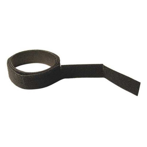 Velcro Brand Hook and Loop Strap, 75 ft, 1 in W, Black 100X6K1WP/25