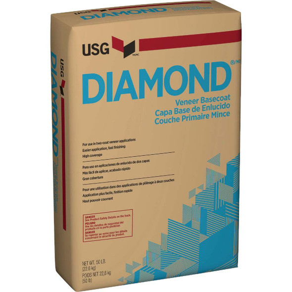 USG Diamond 50 Lb. Veneer Plaster Basecoat 162681