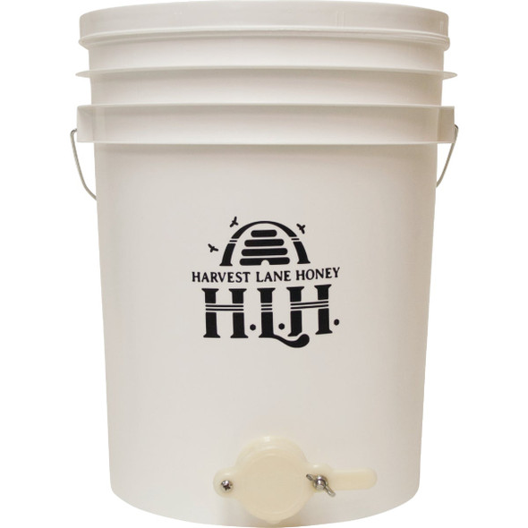 Harvest Lane Honey 5 Gal Plastic Honey Bucket with Gate HONEYBCKT-102