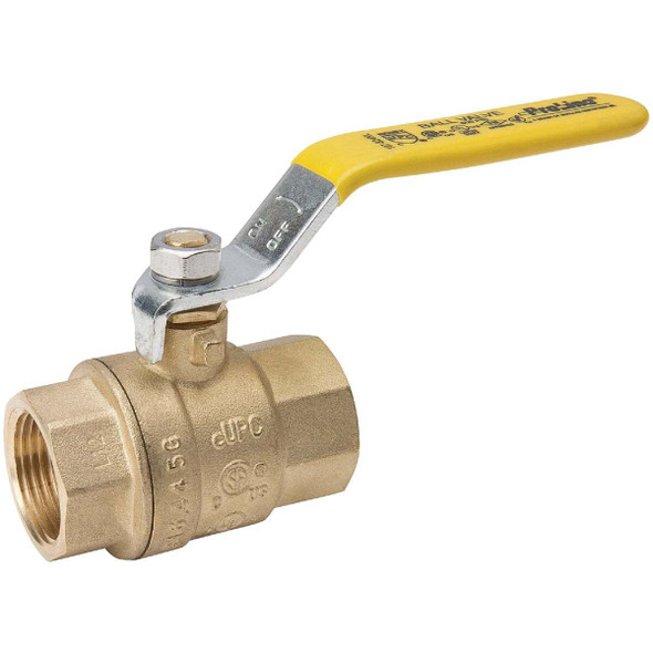 ProLine 1/2 In. FIP x 1/2 In. FIP Brass Tee Handle Ball Valve 107-823TNL