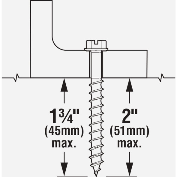 1/4 X 2-1/4 Hex Tt 75tub 1/4 X 2-1/4 Hex Tt 75tub