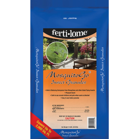 Ferti-lome MosquitoGo 10 Lb. Ready To Use Granules Insect Barrier 10051