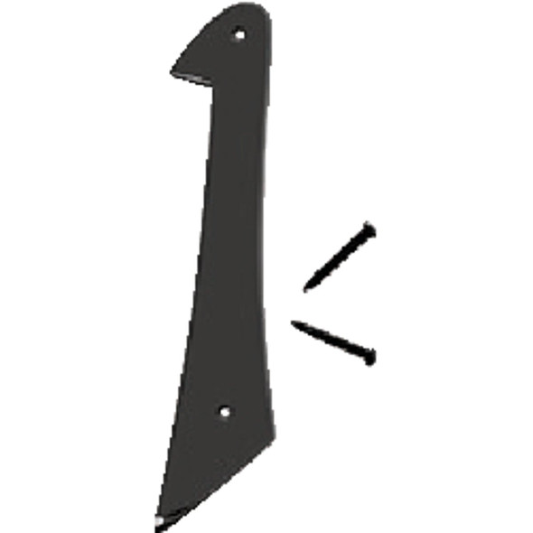 Hy-Ko 4 In. Satin Black Number 1 BK-40/1