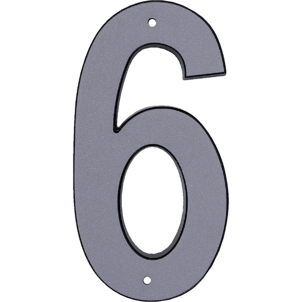 Hy-Ko 4 In. Reflective Plastic Number 6 30656-5