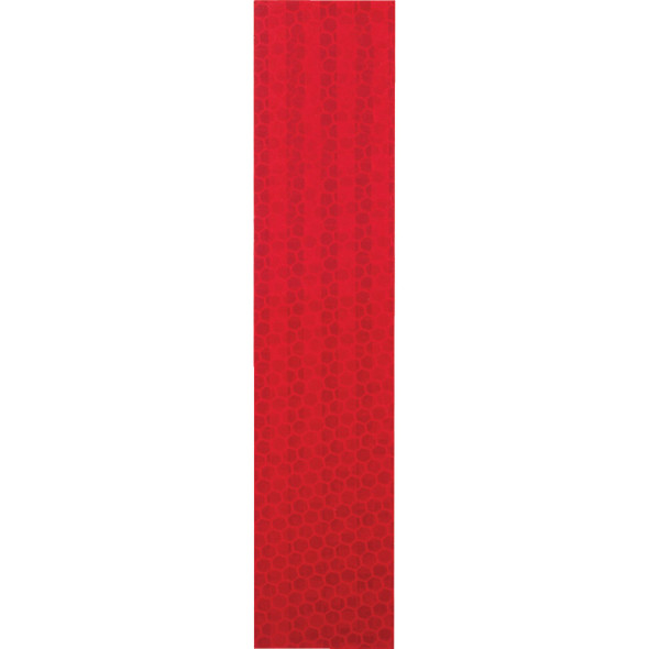 Hy-Ko 1 In. x 6 In. Red Reflective Safety Tape Strips (3-Count) TP-3R