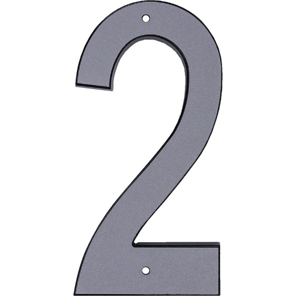 Hy-Ko 4 In. Reflective Plastic Number 2  30652-5