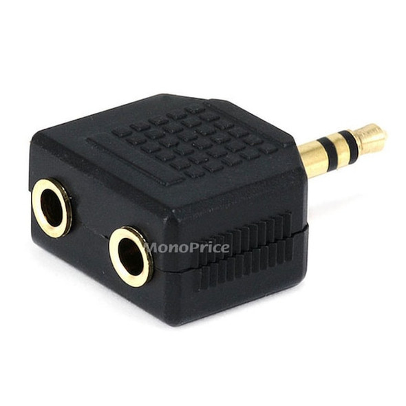 Monoprice 3.5mm S Plug to 3.5mm S Jack x2 Splitter 7204