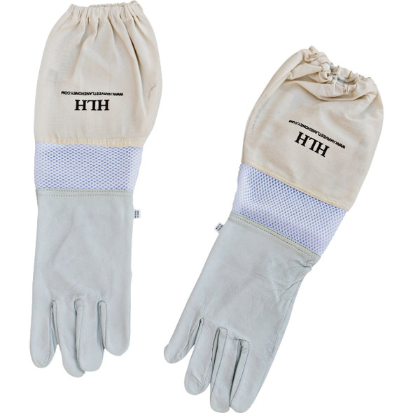 Harvest Lane Honey Medium Goatskin Leather Beekeeping Gloves CLOTHGM-103