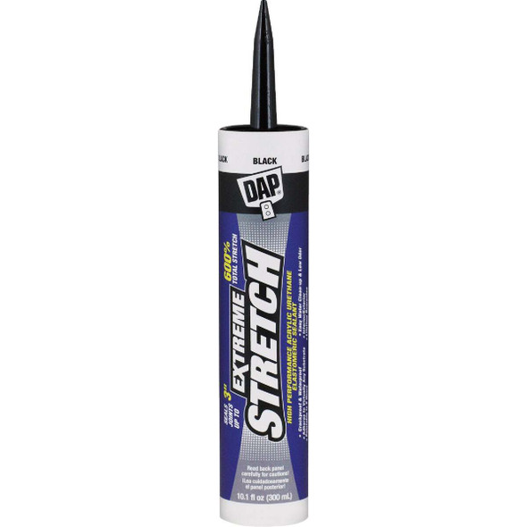 Dap Extreme Stretch 10.1 Oz. Black Acrylic Urethane Premium Elastomeric Sealant