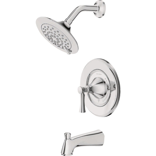 American Standard Chancellor Chrome Single-Handle Lever Tub & Shower Faucet American Standard Chancellor Chrome Single-Handle Lever Tub & Shower Faucet