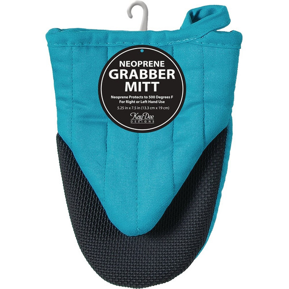 Kay Dee Designs Peacock Blue Grabber Oven Mitt R6417 Pack of 3 606614