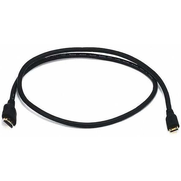 Monoprice HDMI Cable,High Speed,Black,6 ft. L 3645 Monoprice HDMI Cable,High Speed,Black,6 ft. L 3645