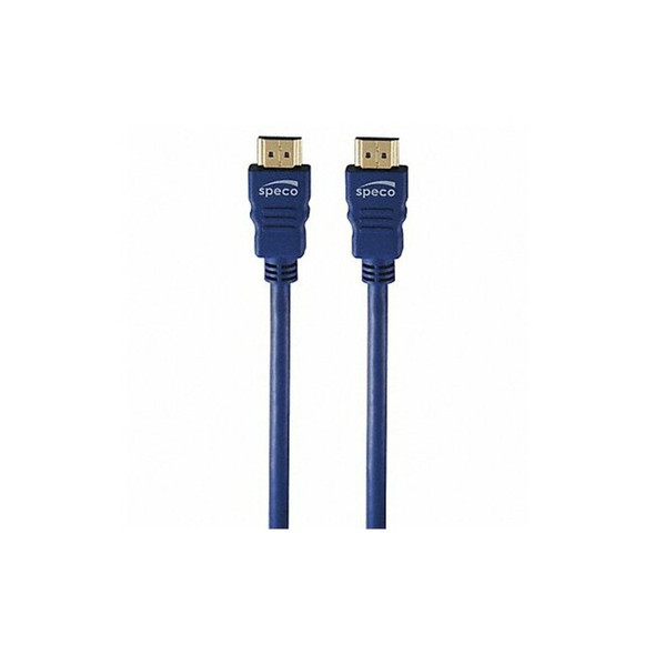 Speco Technologies HDMI Cable,50 ft. L,Blue,Triple SHLD HDCL50