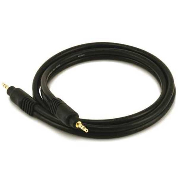 Monoprice A/V Cable, 3.5mm M/M cable, Black,3ft 5576