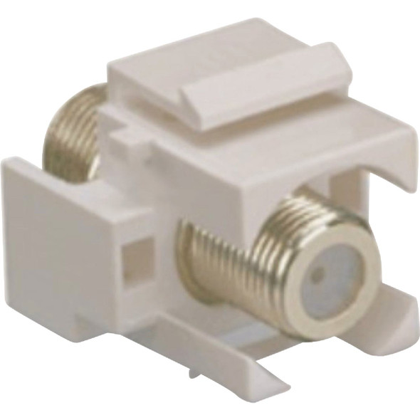 Legrand On-Q White Recessed Plastic F-Type Coax Wall Jack F3481WHV1
