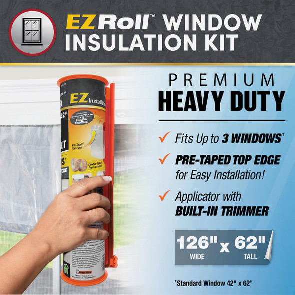 Frost King EZ Roll 62 In. x 126 In. Premium Shrink Window Kit EZ833CDSP12 121137