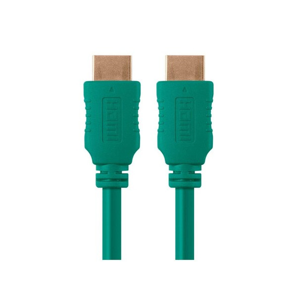 Monoprice HDMI Cable,High Speed,Green,6ft.,28AWG 3953
