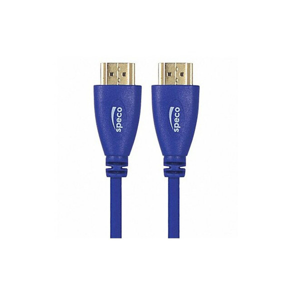 Speco Technologies HDMI Cable,3 ft. L,Blue,Dual SHLD HDVL3