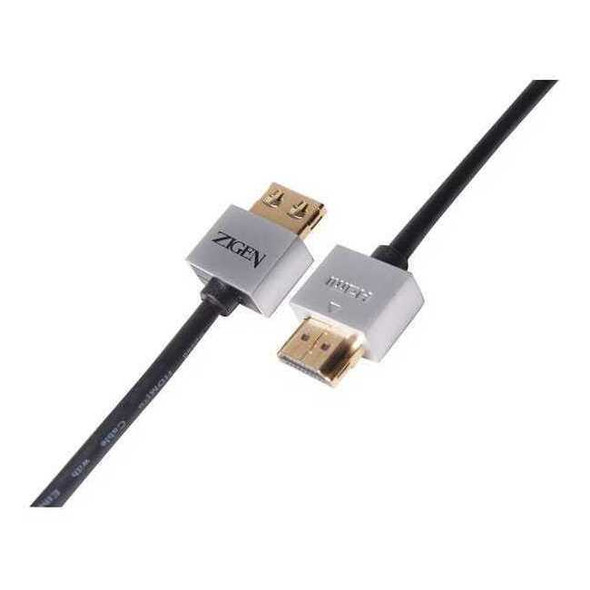 Zigen HDMI Locking Cable,High Speed,16 ft. L ZHSC-5M
