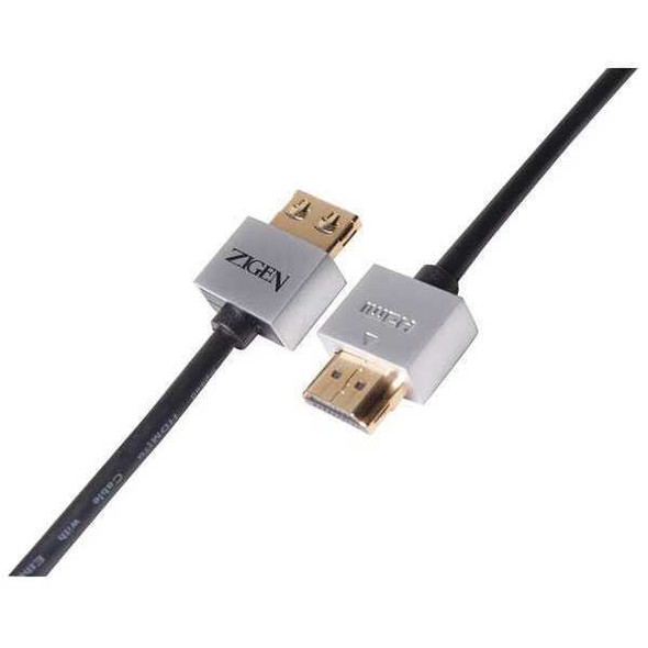 Zigen HDMI Locking Cable,High Speed,6 ft. L ZHSC-2M
