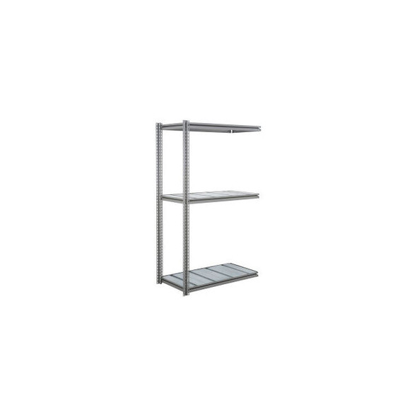 Global Industrial 3 Shelf Heavy Duty Boltless Shelving Z Beam Add On 60Wx24Dx84H
