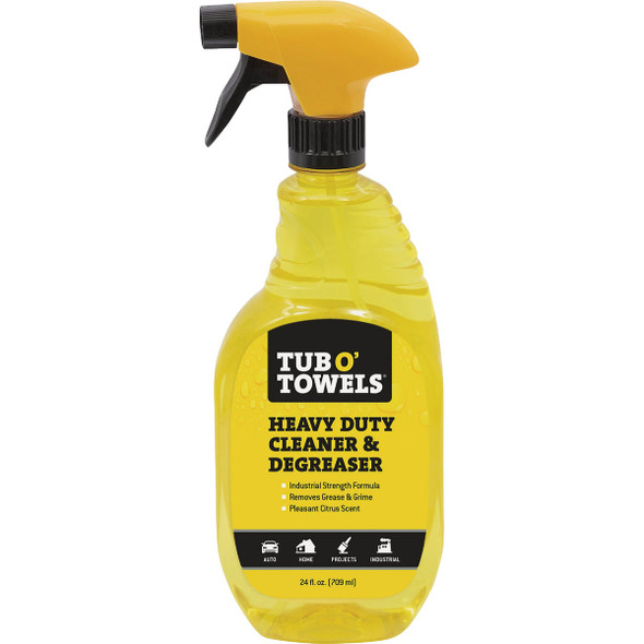 Tub O' Towels 24 Oz. Heavy Duty Cleaner & Degreaser Spray TW24-SPR