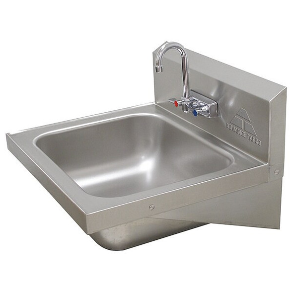 Advance Tabco Hand Sink,25.625"x22"x16",Silver 7-PS-45
