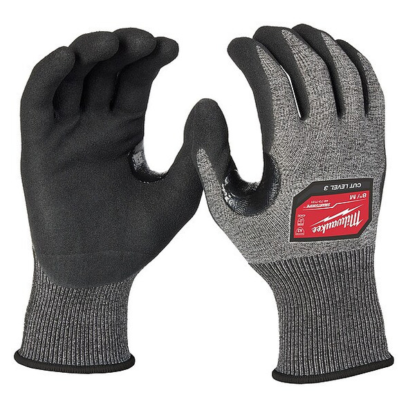 Milwaukee Tool Knit Gloves,Finished,Size M 48-73-7131 Milwaukee Tool Knit Gloves,Finished,Size M 48-73-7131