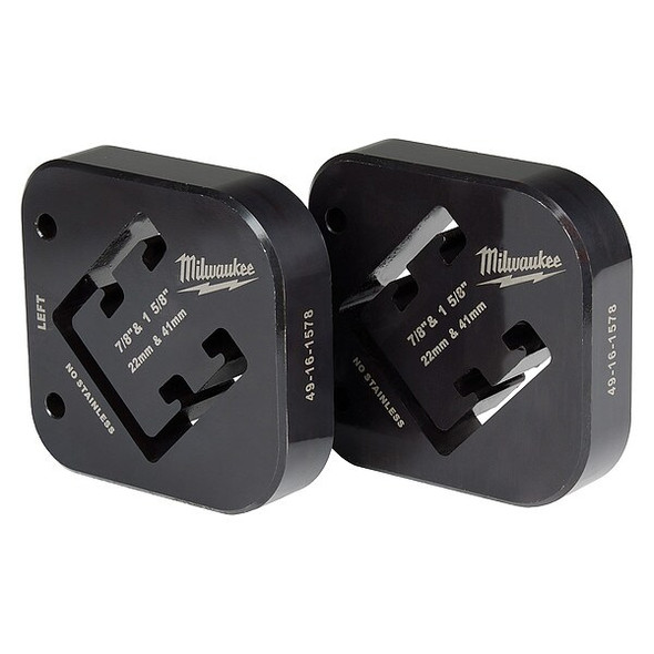 Milwaukee Tool 7/8" & 1-5/8" x 1-5/8" Combination Strut Shearing Dies 49-16-1578