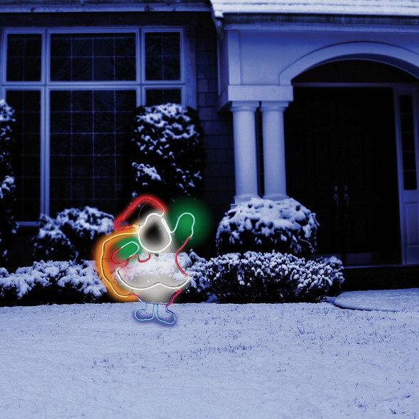 Alpine 26 In. Motion LED Santa Claus Lighted Decoration CEY188MC 878164