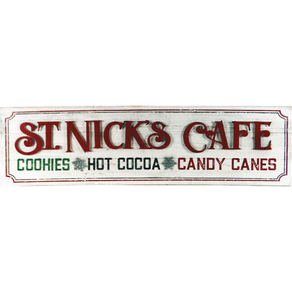 Alpine St Nicks Cafe Wall Decor MBA162HH