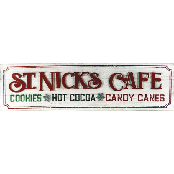 Alpine St Nicks Cafe Wall Decor MBA162HH
