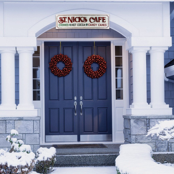 Alpine St Nicks Cafe Wall Decor MBA162HH 892965