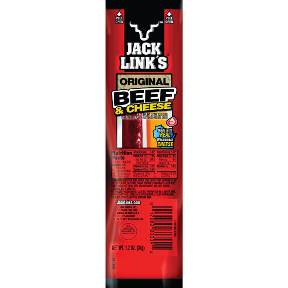 Jack Link's Original Beef & Cheese Combo 1.2 Oz. Meat & Cheese Snack Display