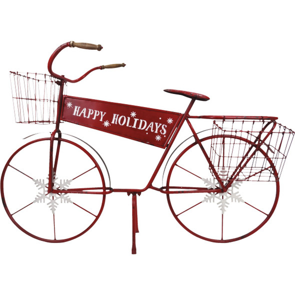 Alpine Happy Holidays Red Bike YHL544